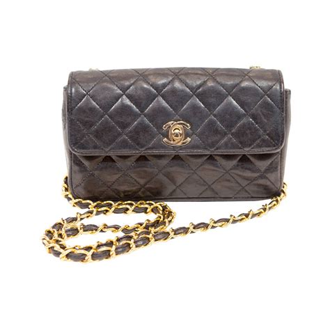 black chanel crossbody purse|Chanel black crossbody bag.